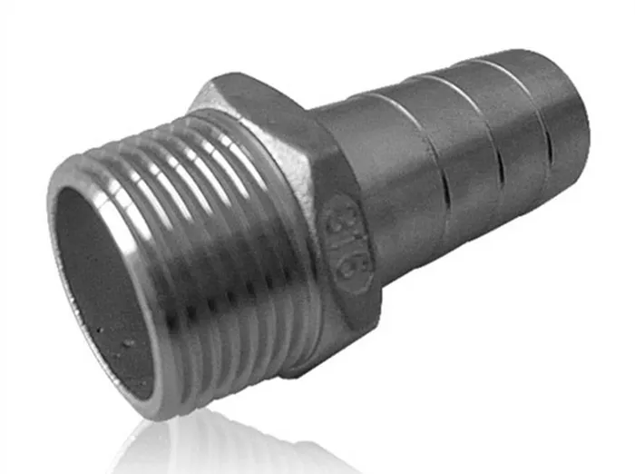 Šestihranné hadicové vsuvky z nerezové oceli